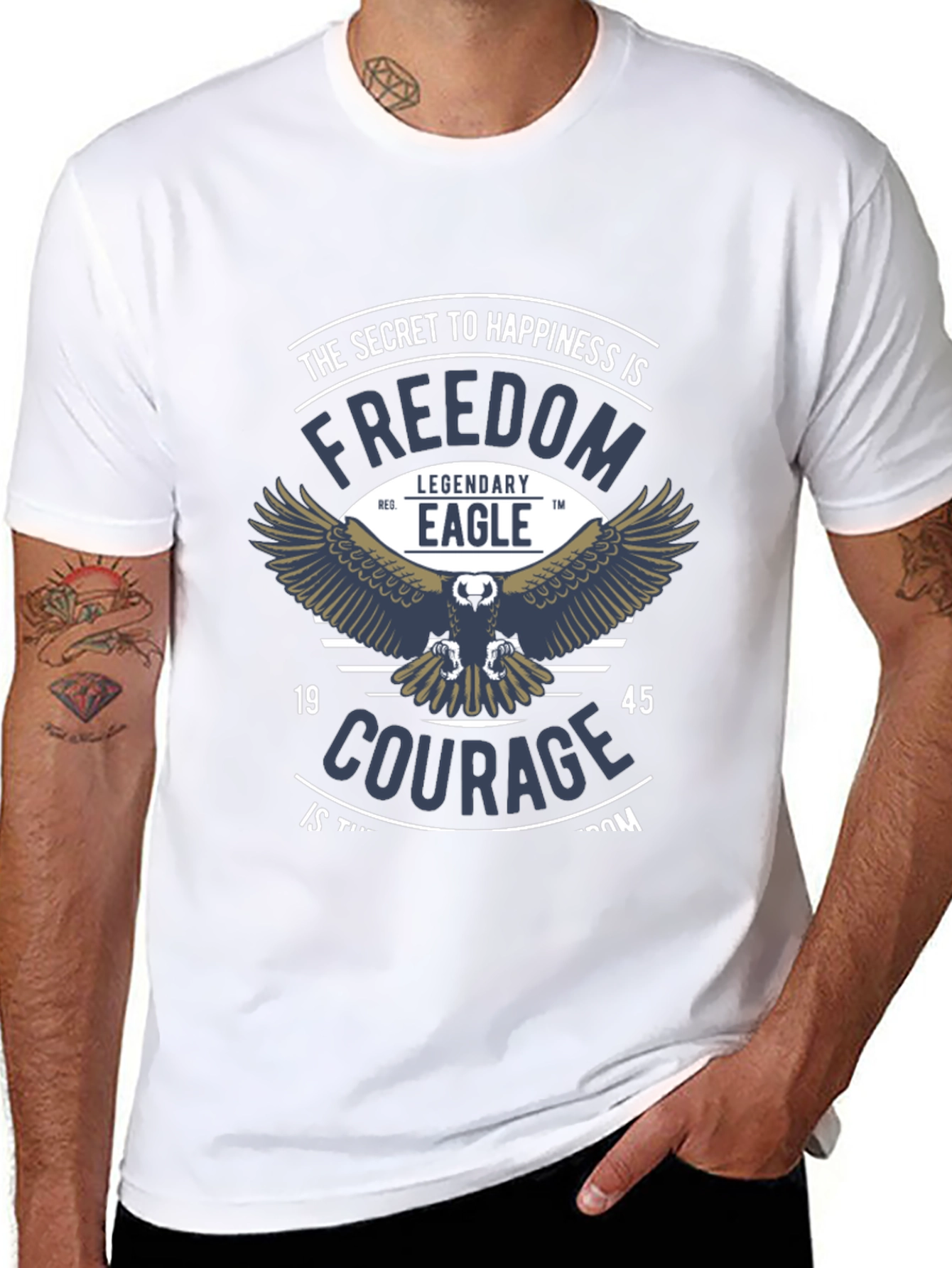Freedom Eagle Graphic T-Shirt