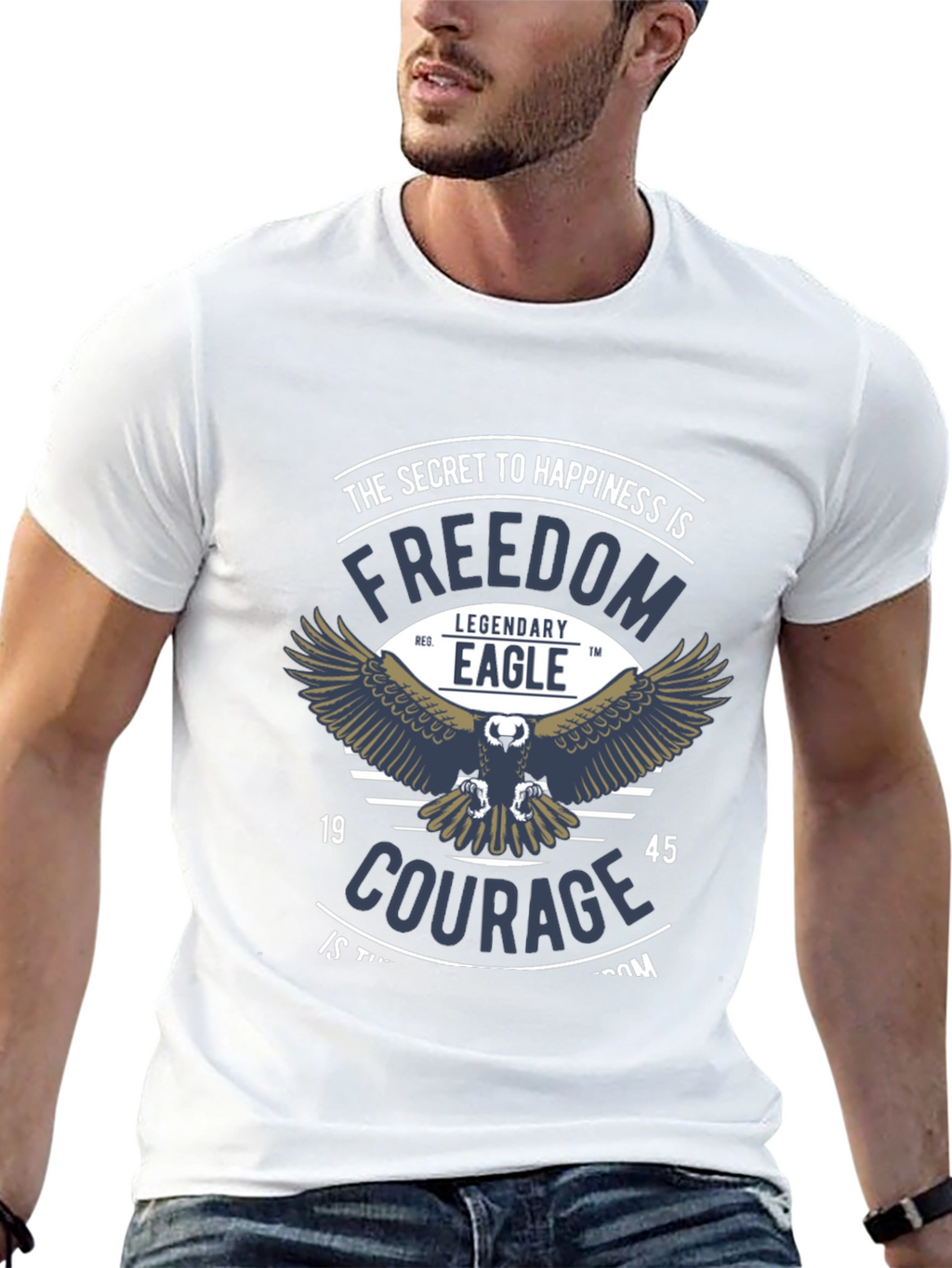 Freedom Eagle Graphic T-Shirt