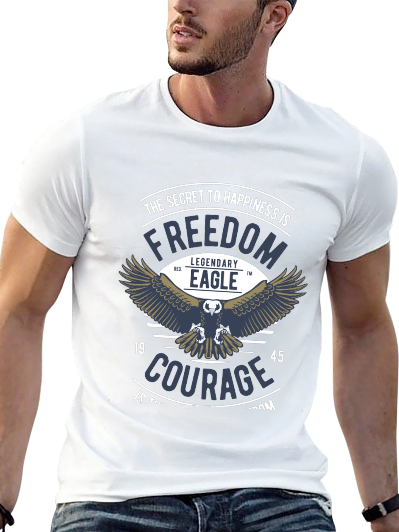 Freedom Eagle Graphic T-Shirt