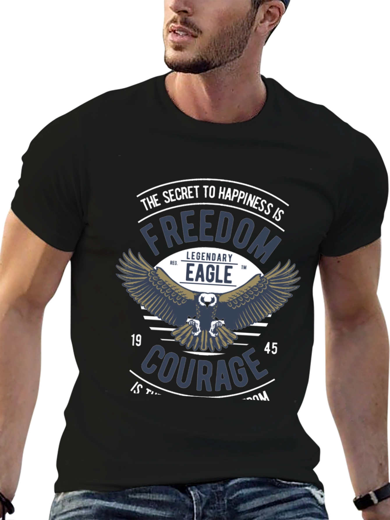 Freedom Eagle Graphic T-Shirt