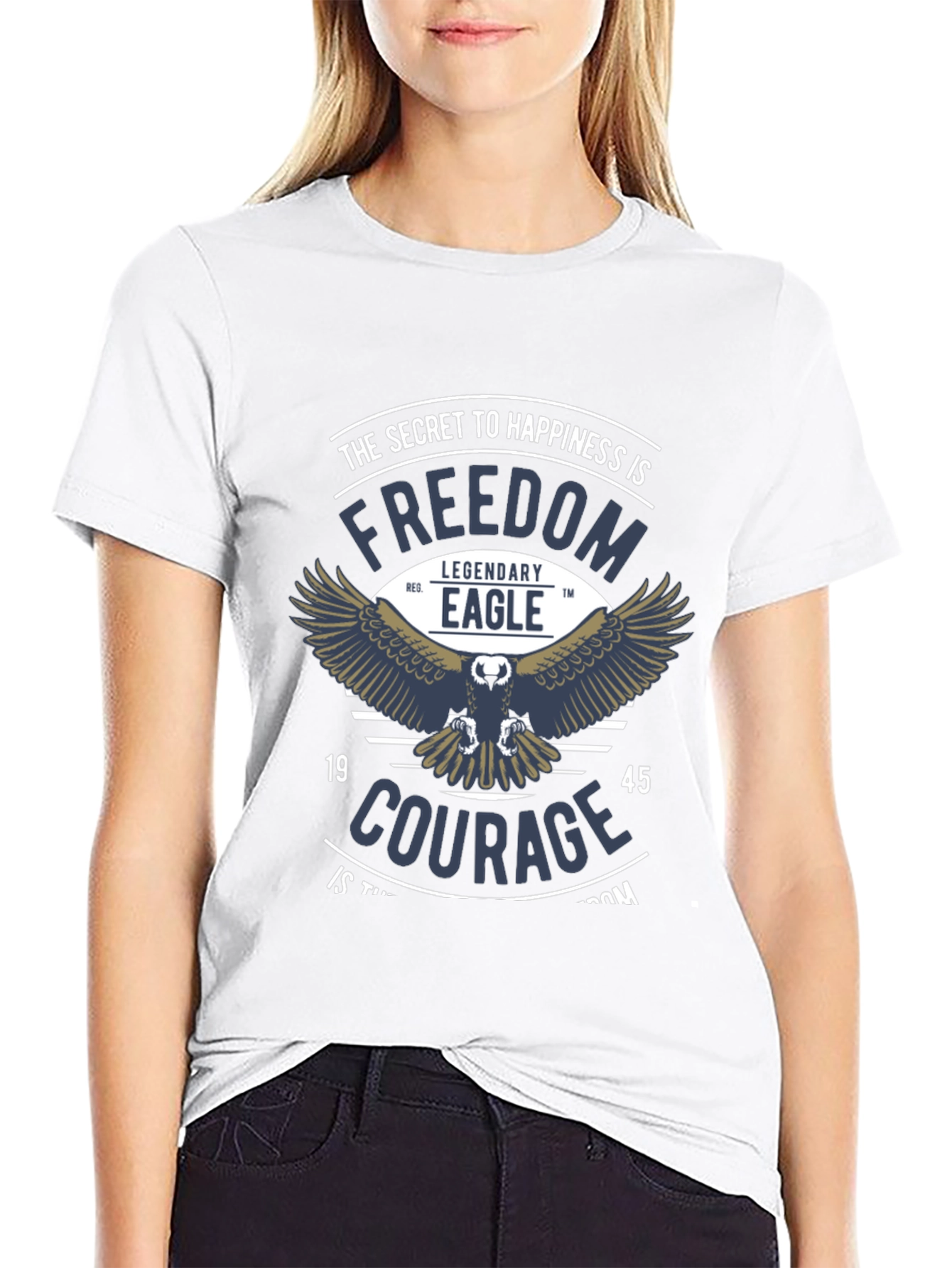 Freedom Eagle Graphic T-Shirt