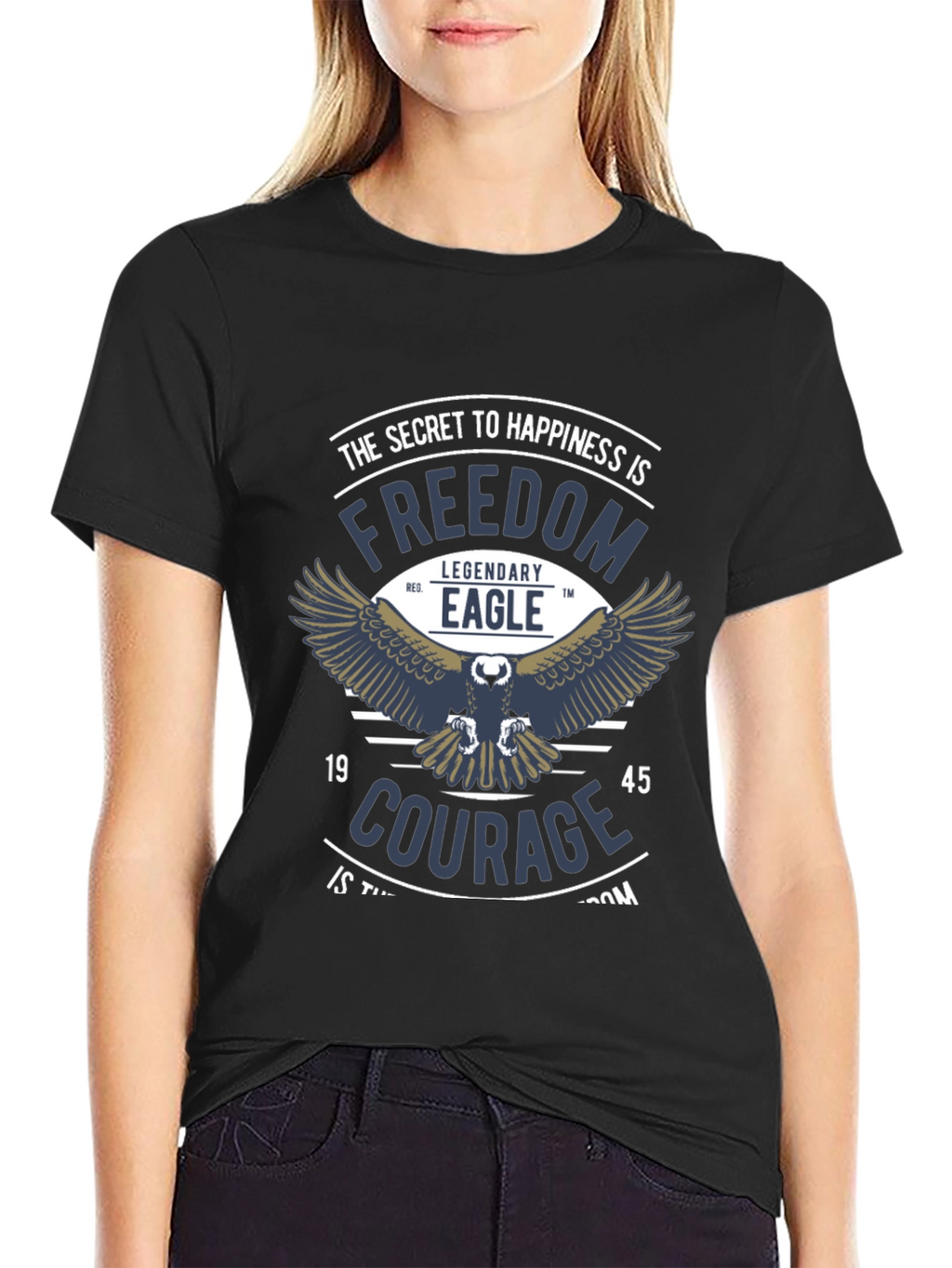 Freedom Eagle Graphic T-Shirt