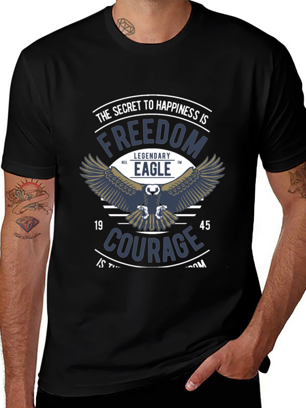 Freedom Eagle Graphic T-Shirt