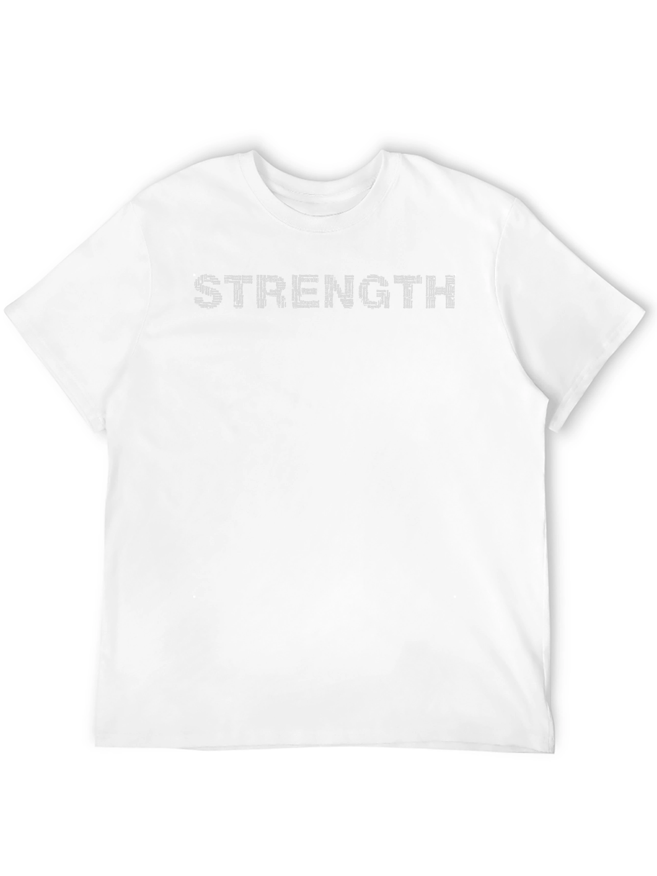 Mens Black Graphic Tee - Strength Design