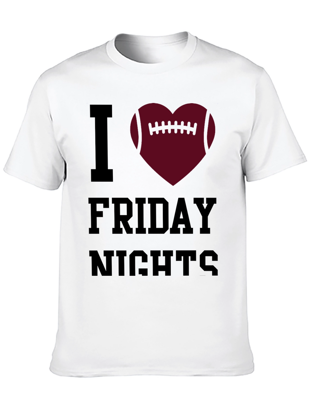 I Heart Friday Nights Football T-Shirt