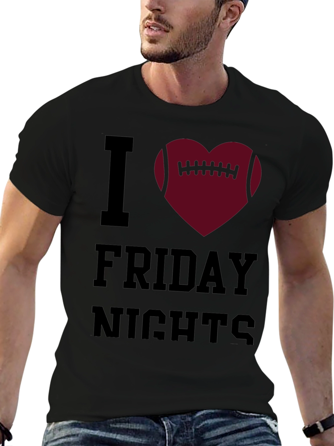 I Heart Friday Nights Football T-Shirt