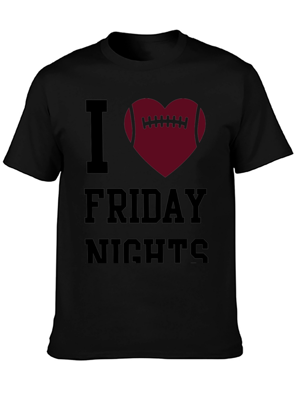 I Heart Friday Nights Football T-Shirt