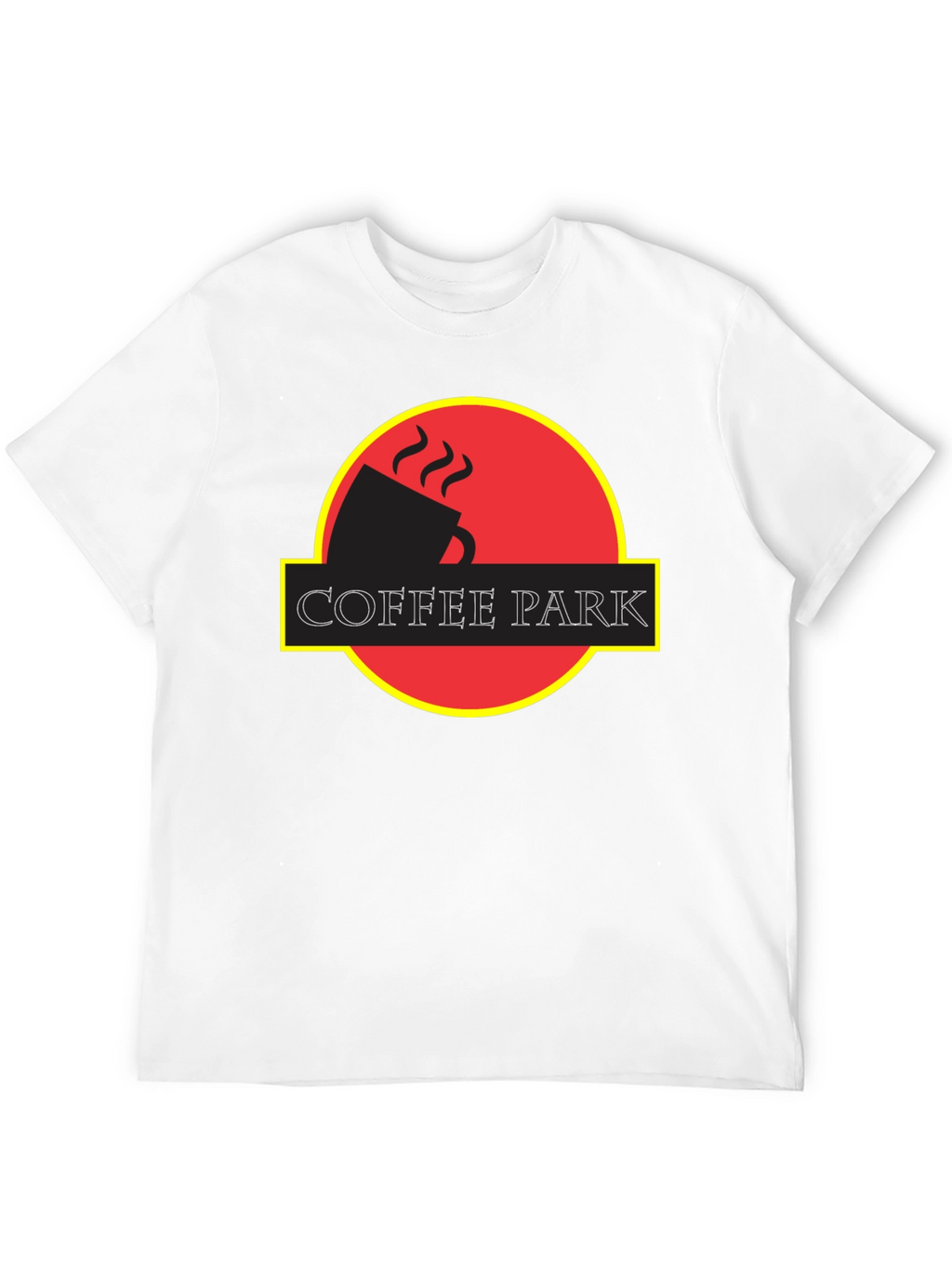 Coffee Park T-Shirt - Jurassic Parody