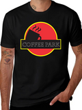 Coffee Park T-Shirt - Jurassic Parody