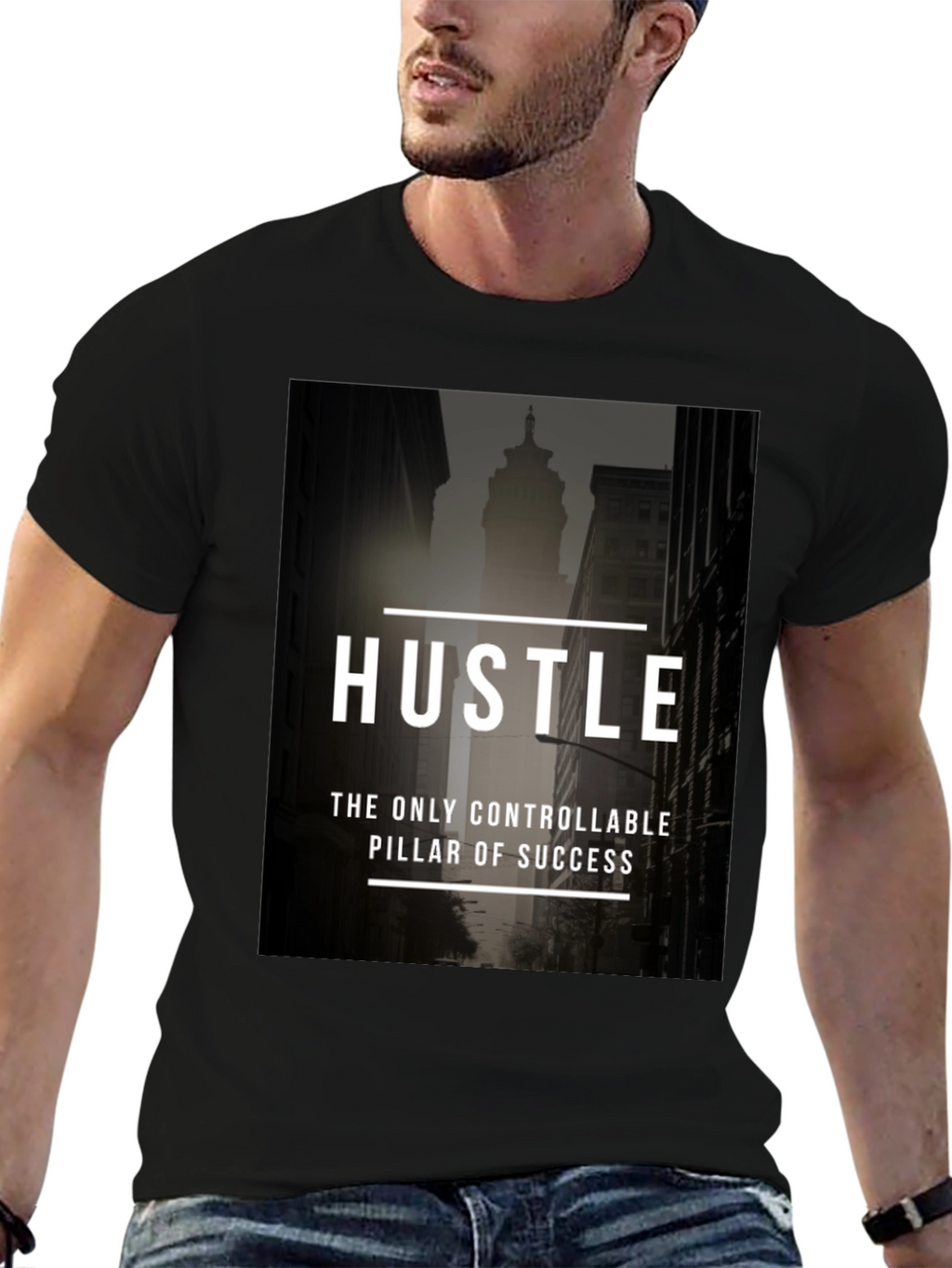 Hustle Success T-Shirt - Motivational Graphic Tee