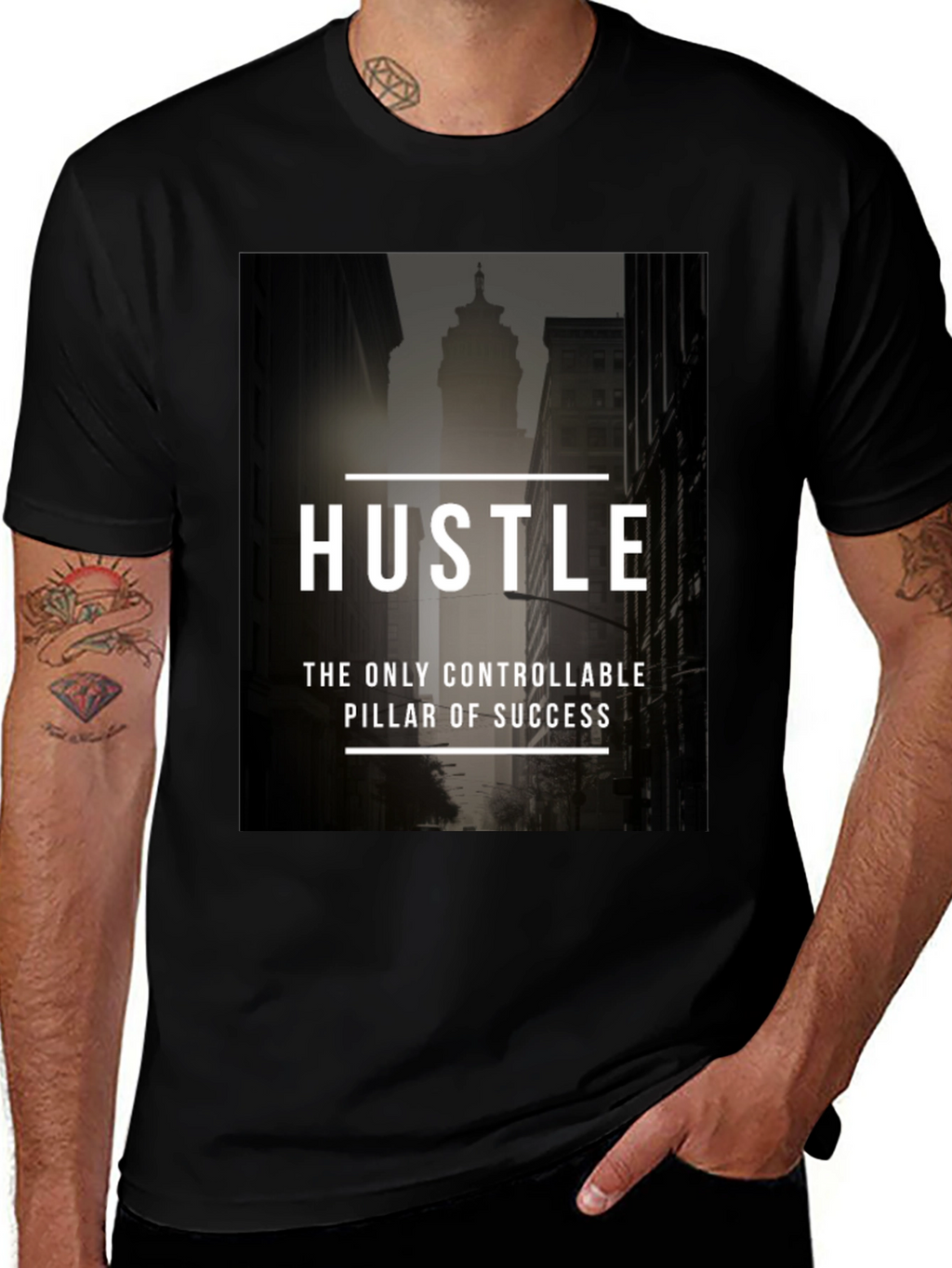 Hustle Success T-Shirt - Motivational Graphic Tee