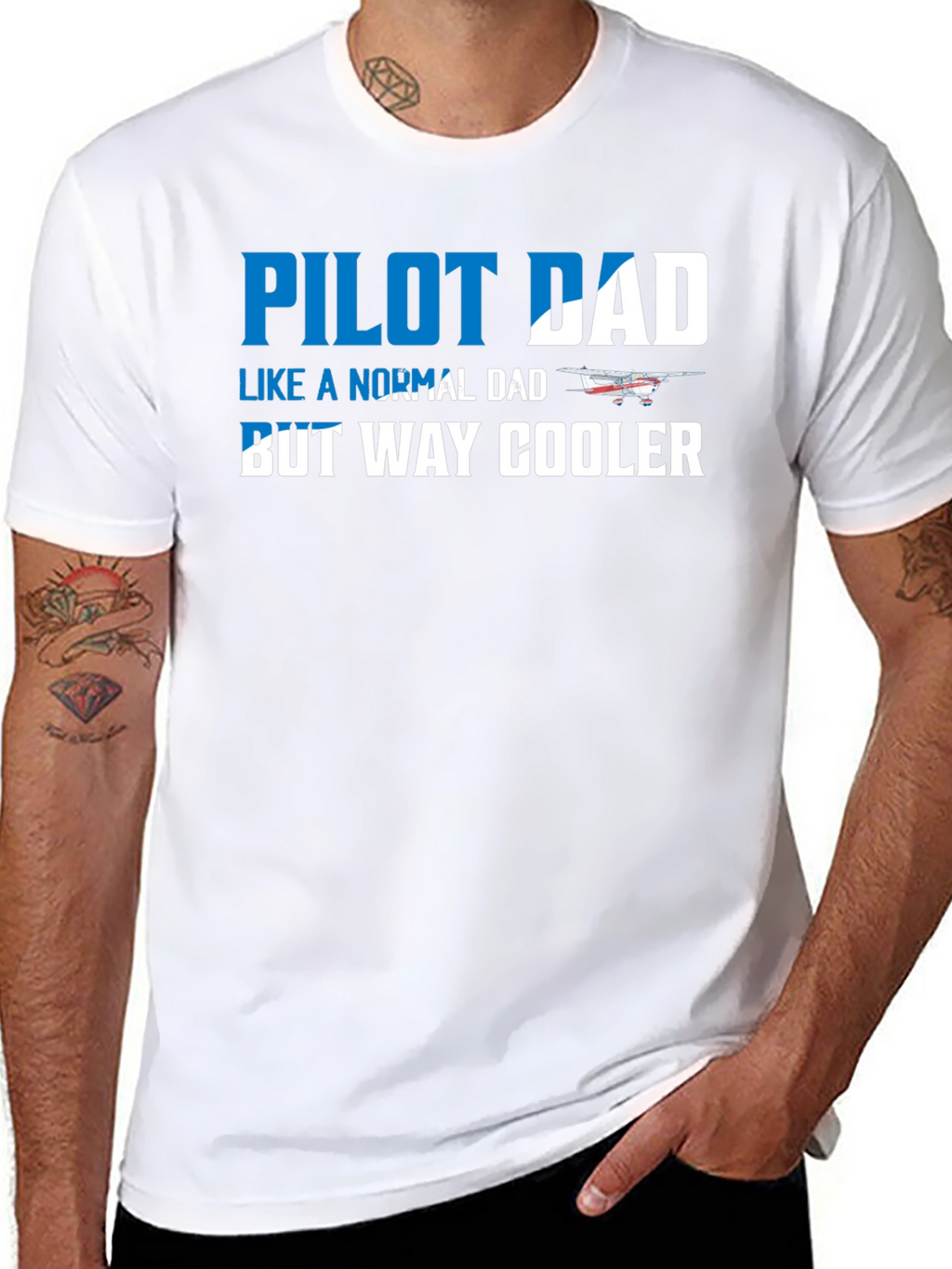 Pilot Dad T-Shirt - Way Cooler Fathers Day Gift!