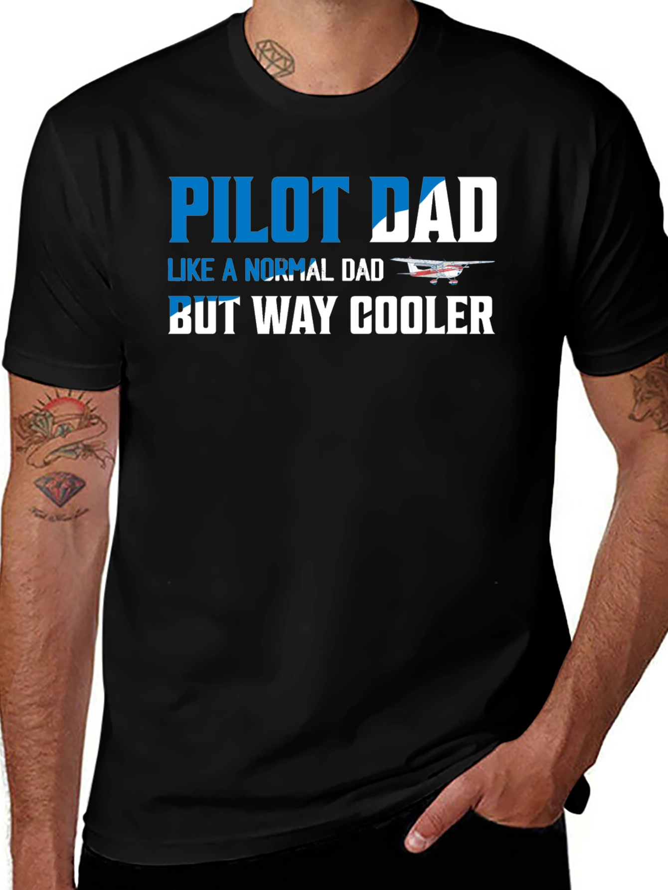 Pilot Dad T-Shirt - Way Cooler Fathers Day Gift!