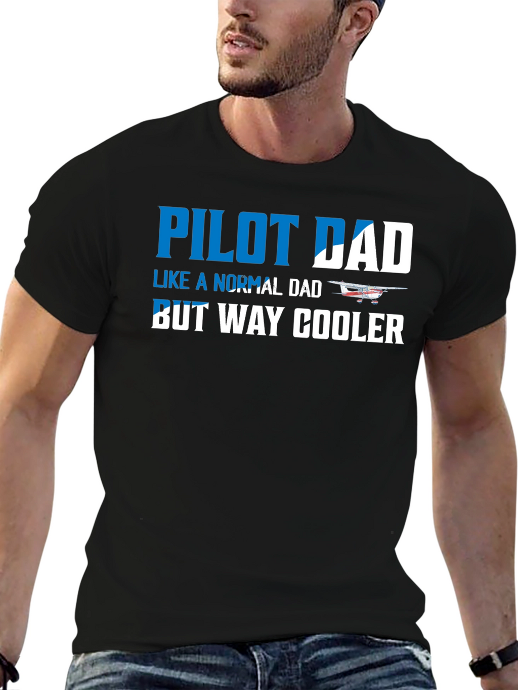 Pilot Dad T-Shirt - Way Cooler Fathers Day Gift!