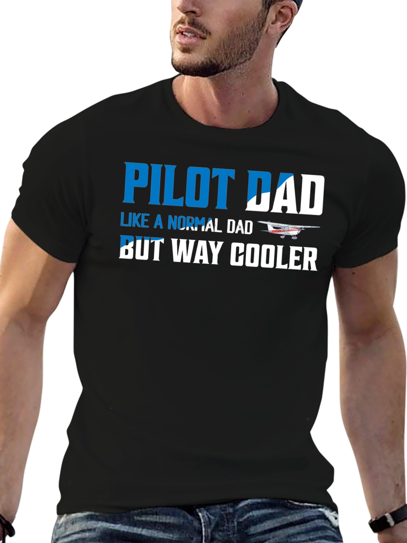 Pilot Dad T-Shirt - Way Cooler Fathers Day Gift!
