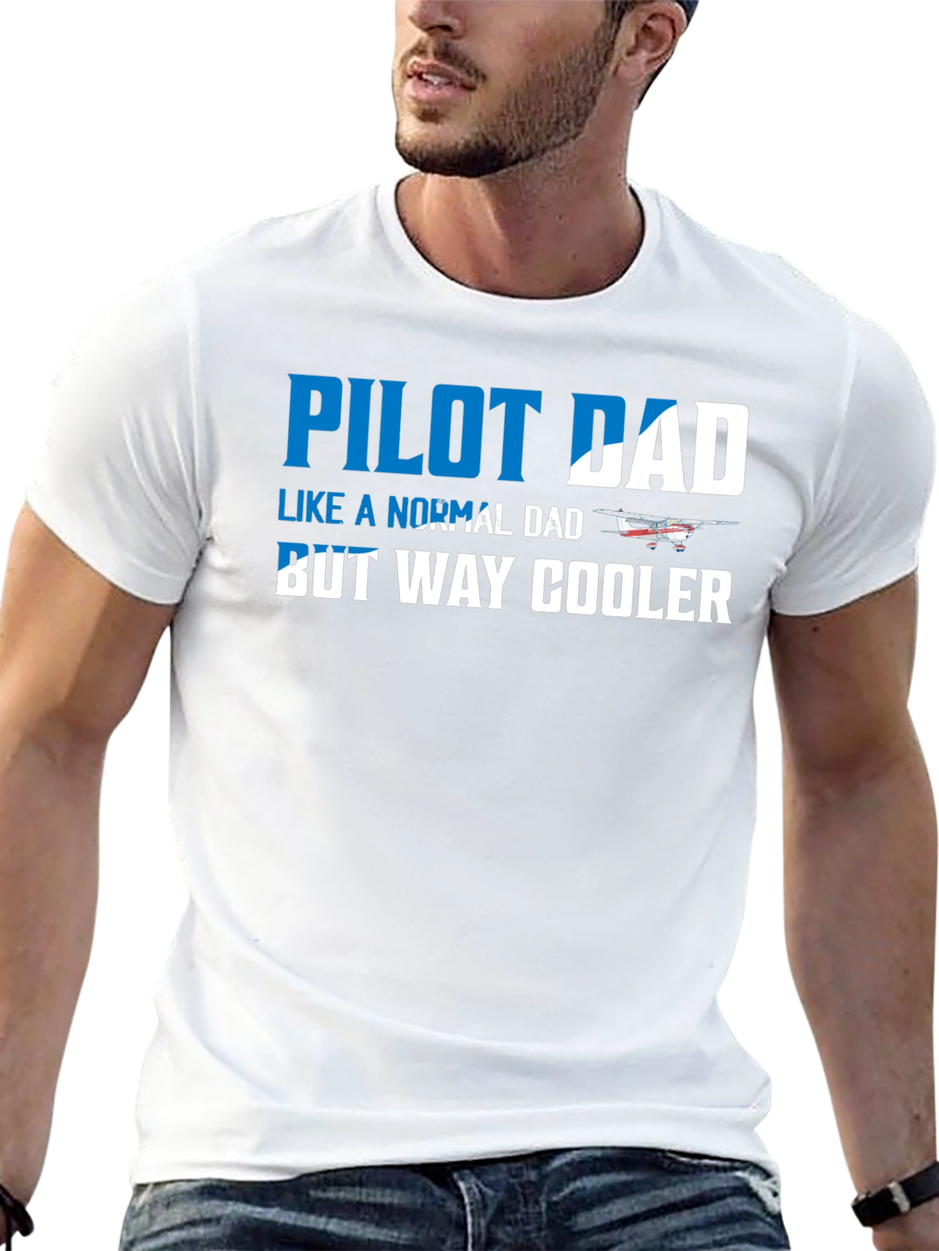 Pilot Dad T-Shirt - Way Cooler Fathers Day Gift!
