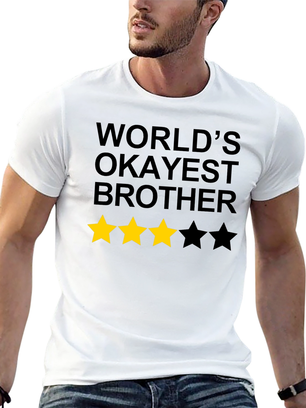 Worlds Okayest Brother Graphic Tee