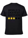 Worlds Okayest Brother Graphic Tee