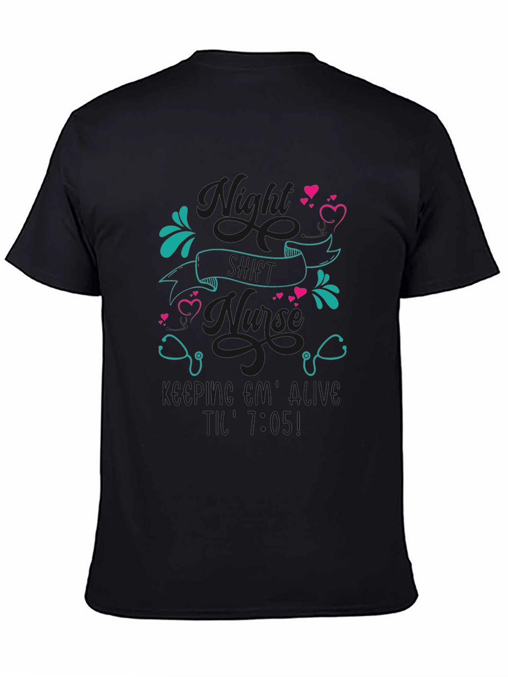 Essential Nurse Black T-Shirt - Keeping Em Alive