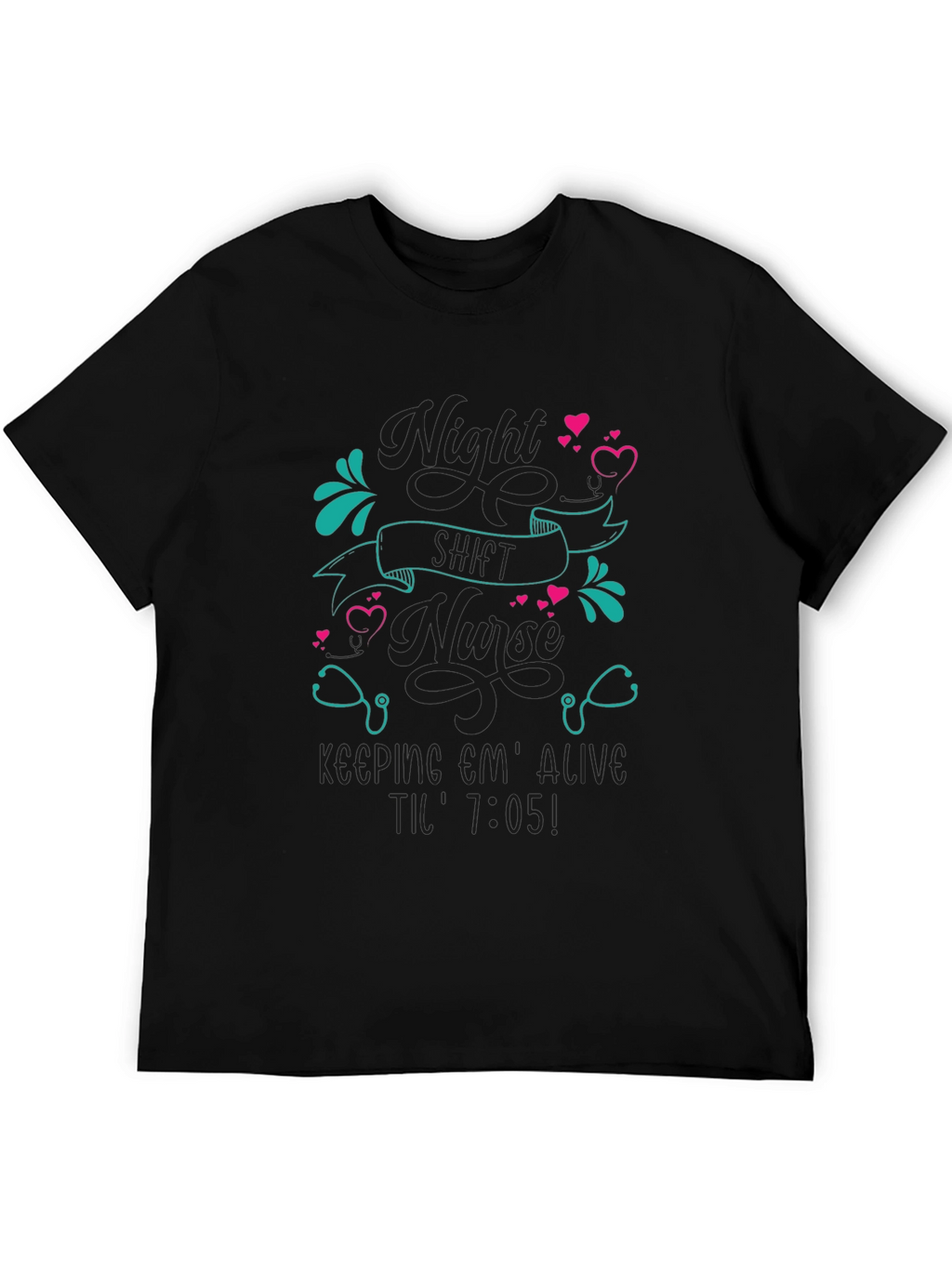 Essential Nurse Black T-Shirt - Keeping Em Alive