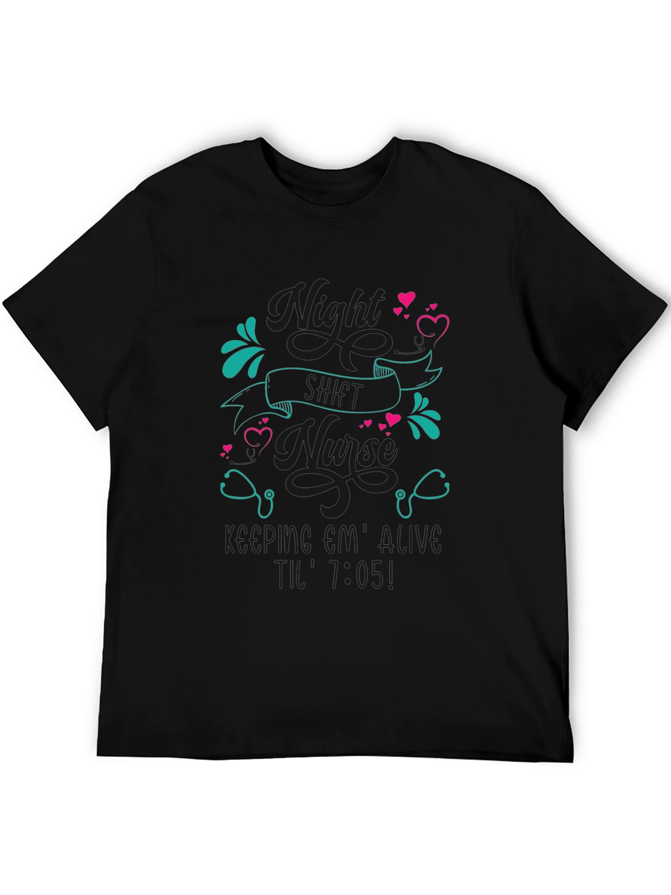 Essential Nurse Black T-Shirt - Keeping Em Alive