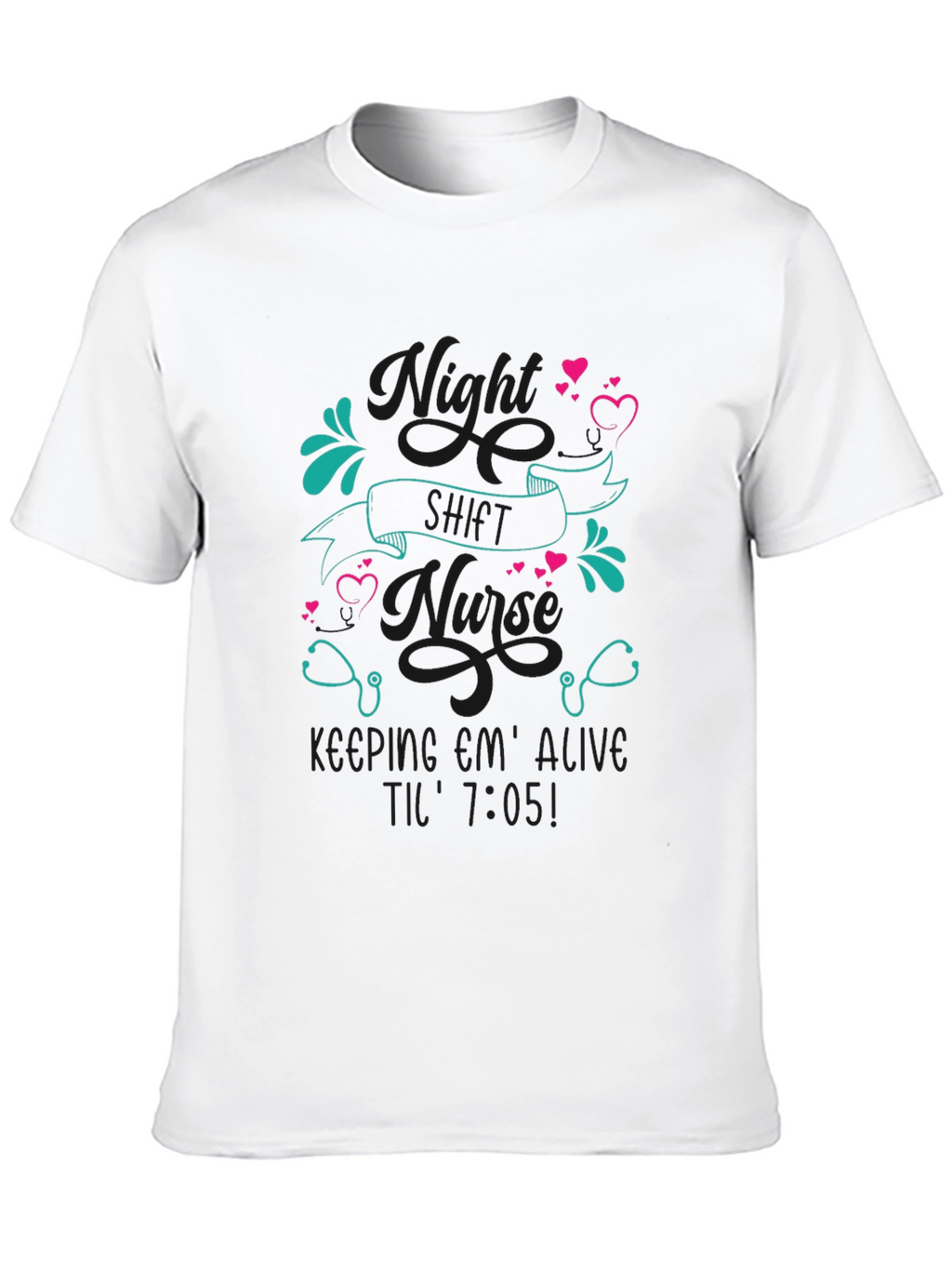Essential Nurse Black T-Shirt - Keeping Em Alive