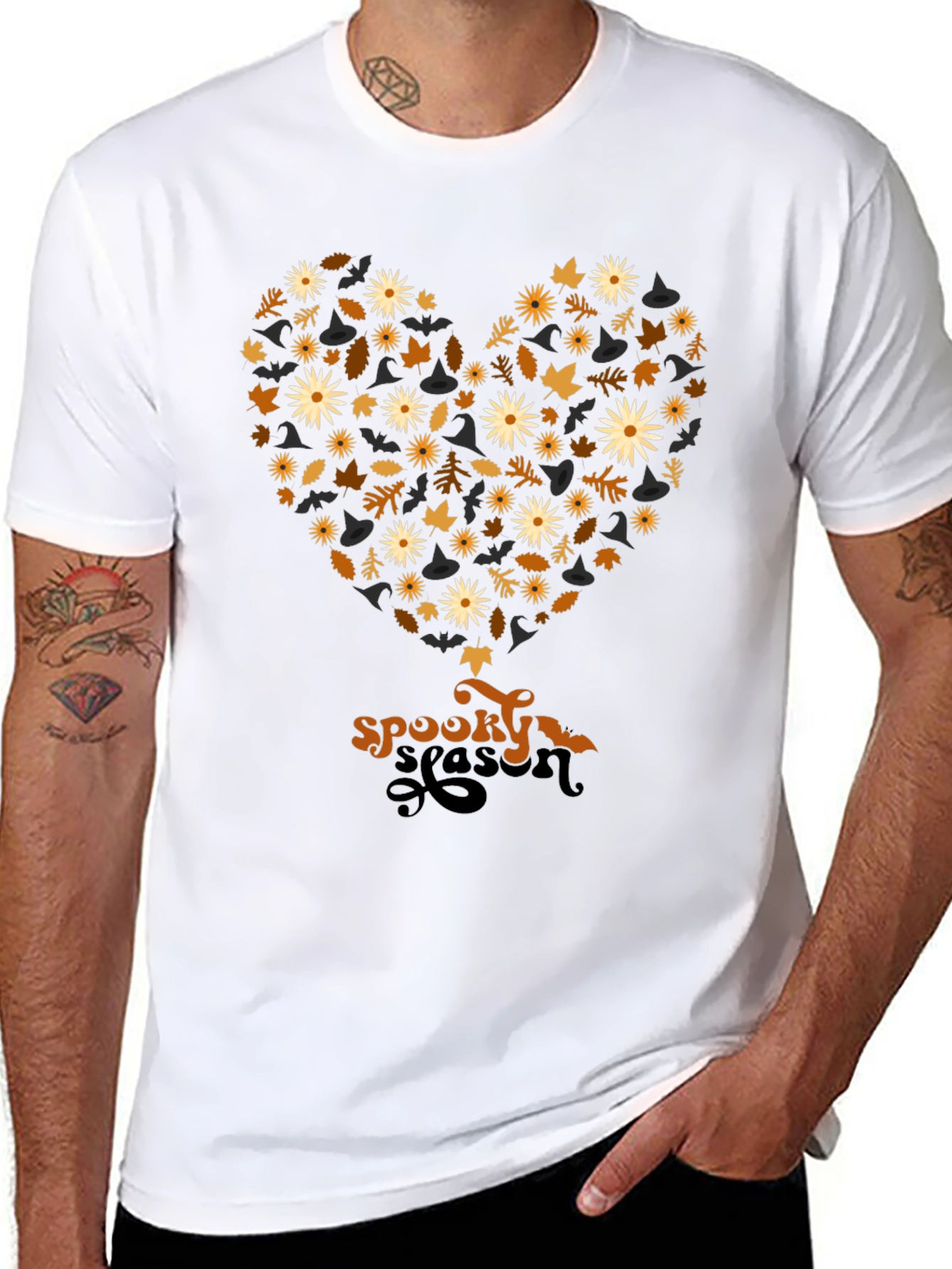Spooky Season Heart Graphic Tee