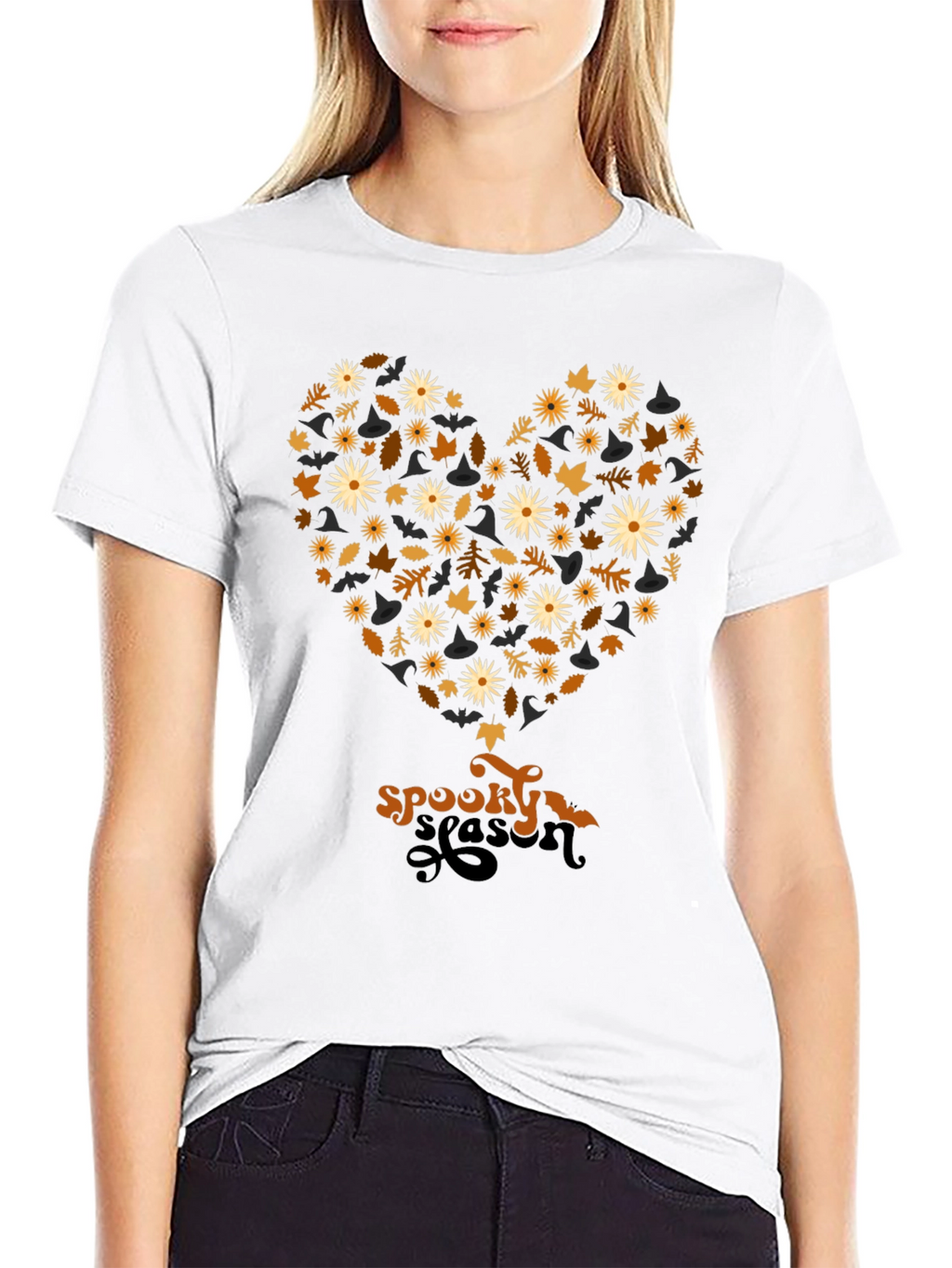 Spooky Season Heart Graphic Tee