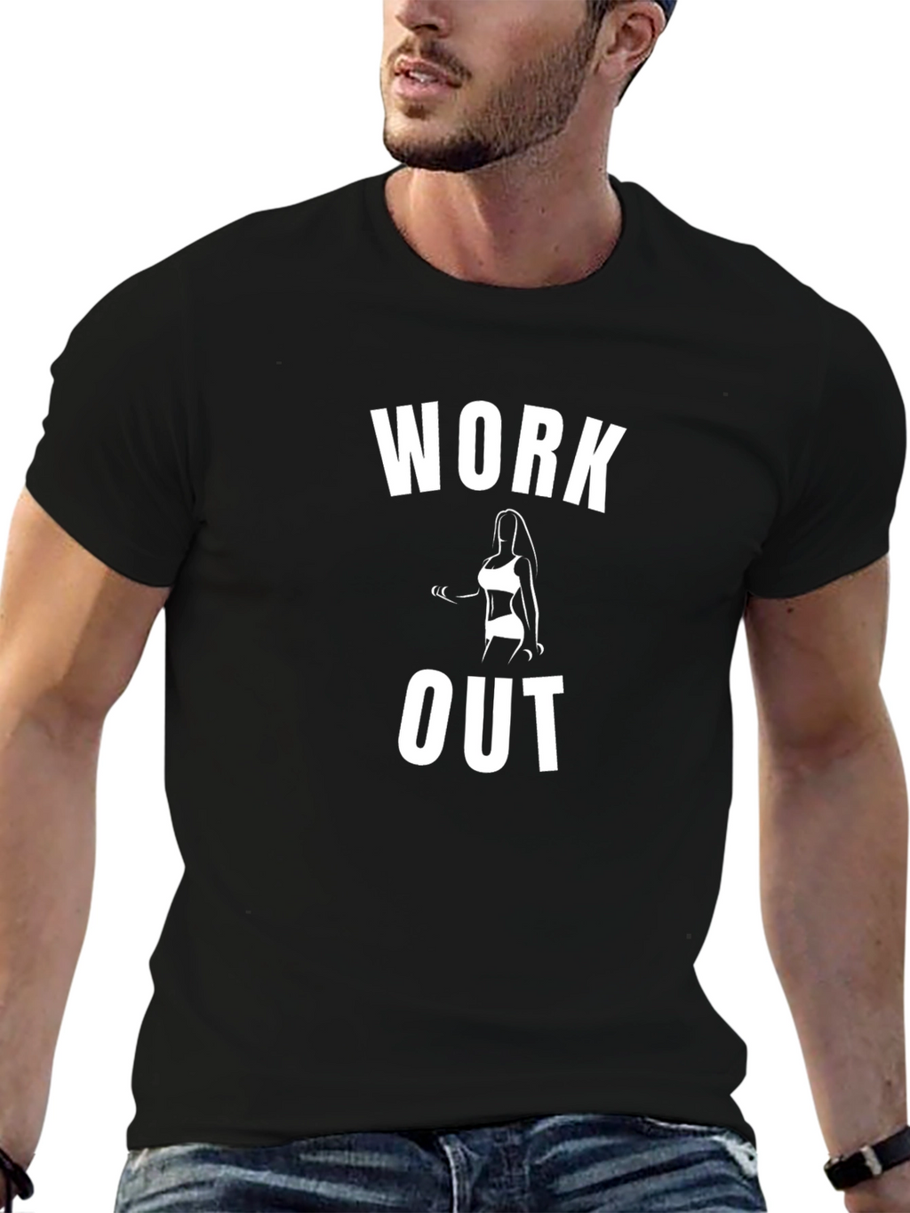 Work Out Graphic Tee - Fitness Motivation