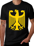 Germany Eagle Crest Graphic Tee - Black