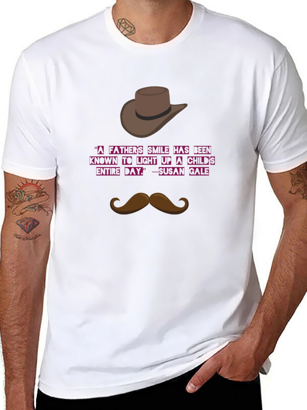 Dads Smile T-Shirt - Fathers Day Gift