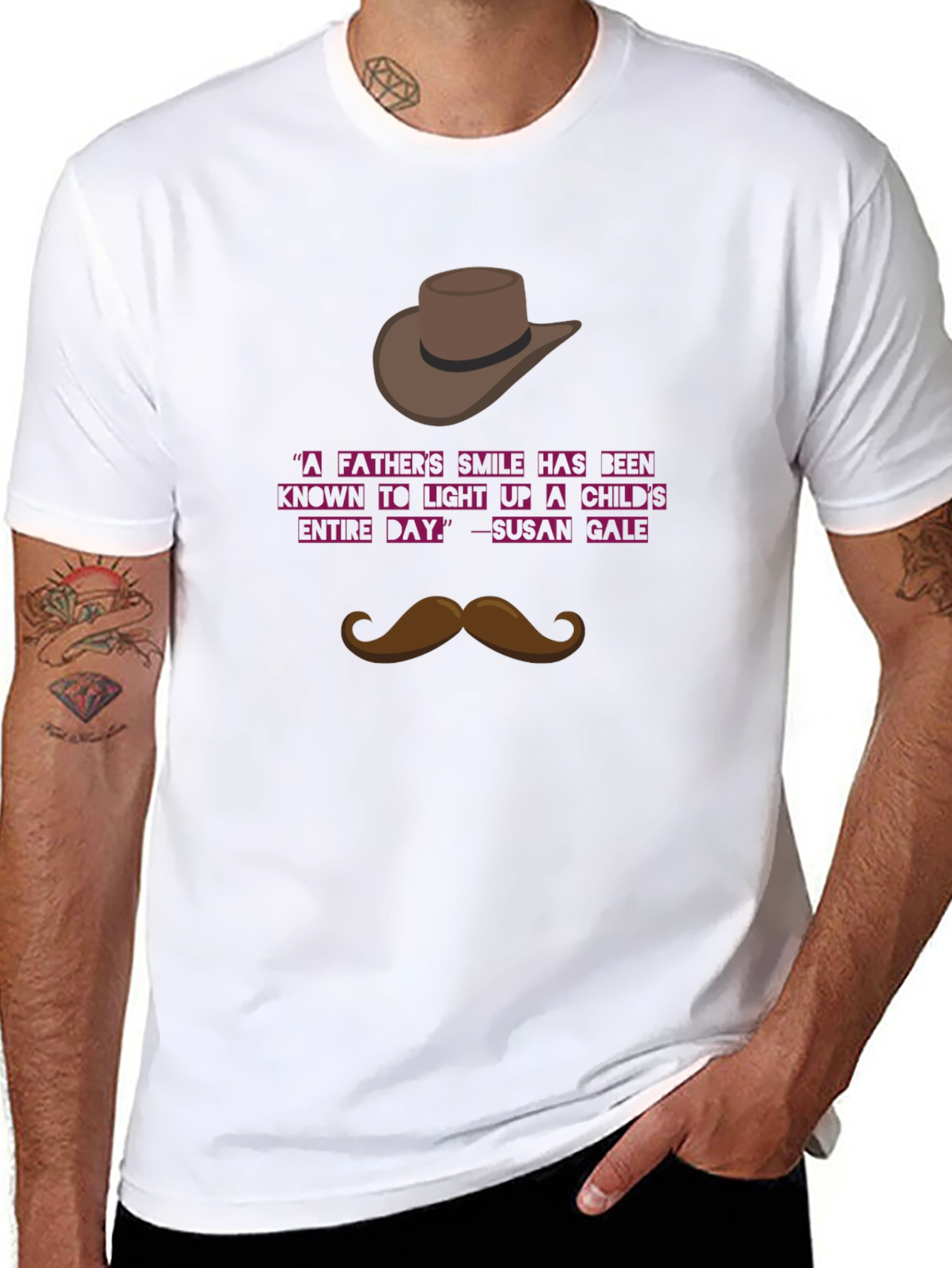Dads Smile T-Shirt - Fathers Day Gift