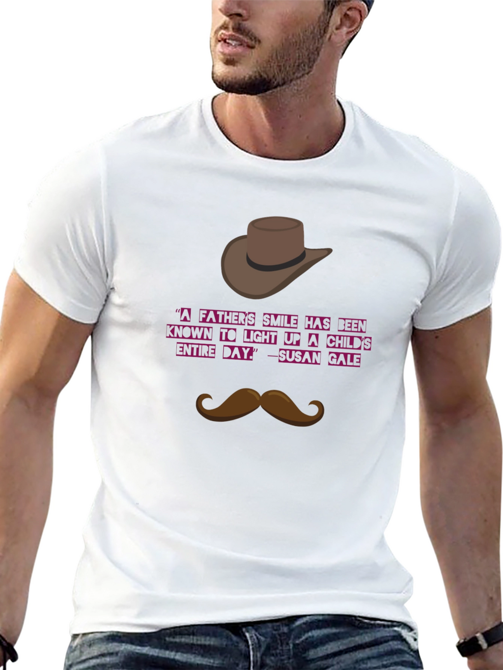Dads Smile T-Shirt - Fathers Day Gift