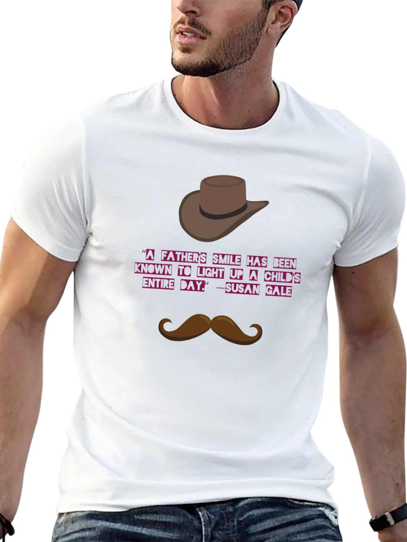 Dads Smile T-Shirt - Fathers Day Gift