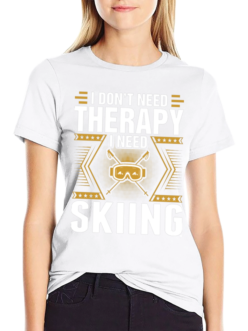 I Need Skiing T-Shirt - Therapy Alternative Apparel