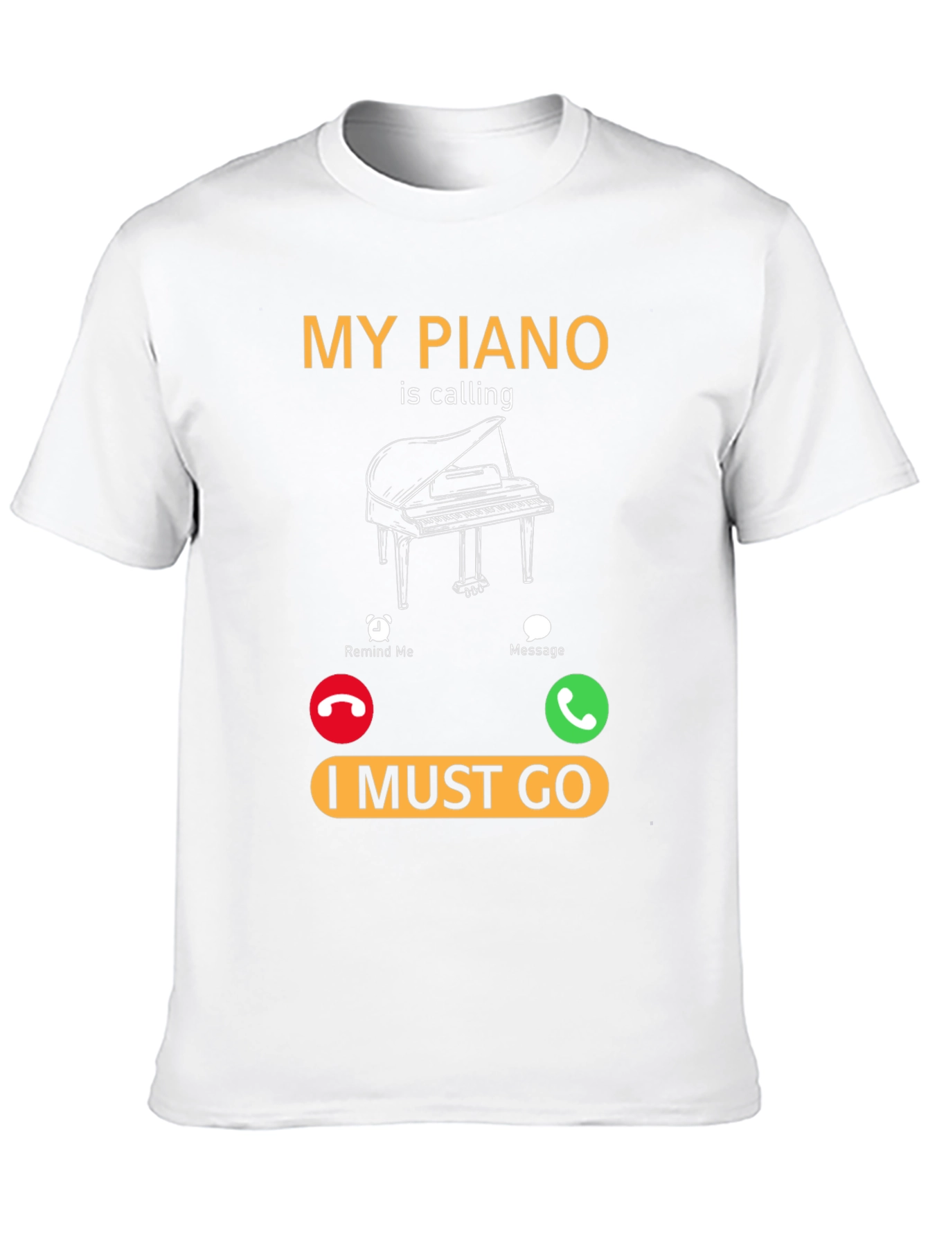 Piano Calling T-Shirt - Music Lover Tee