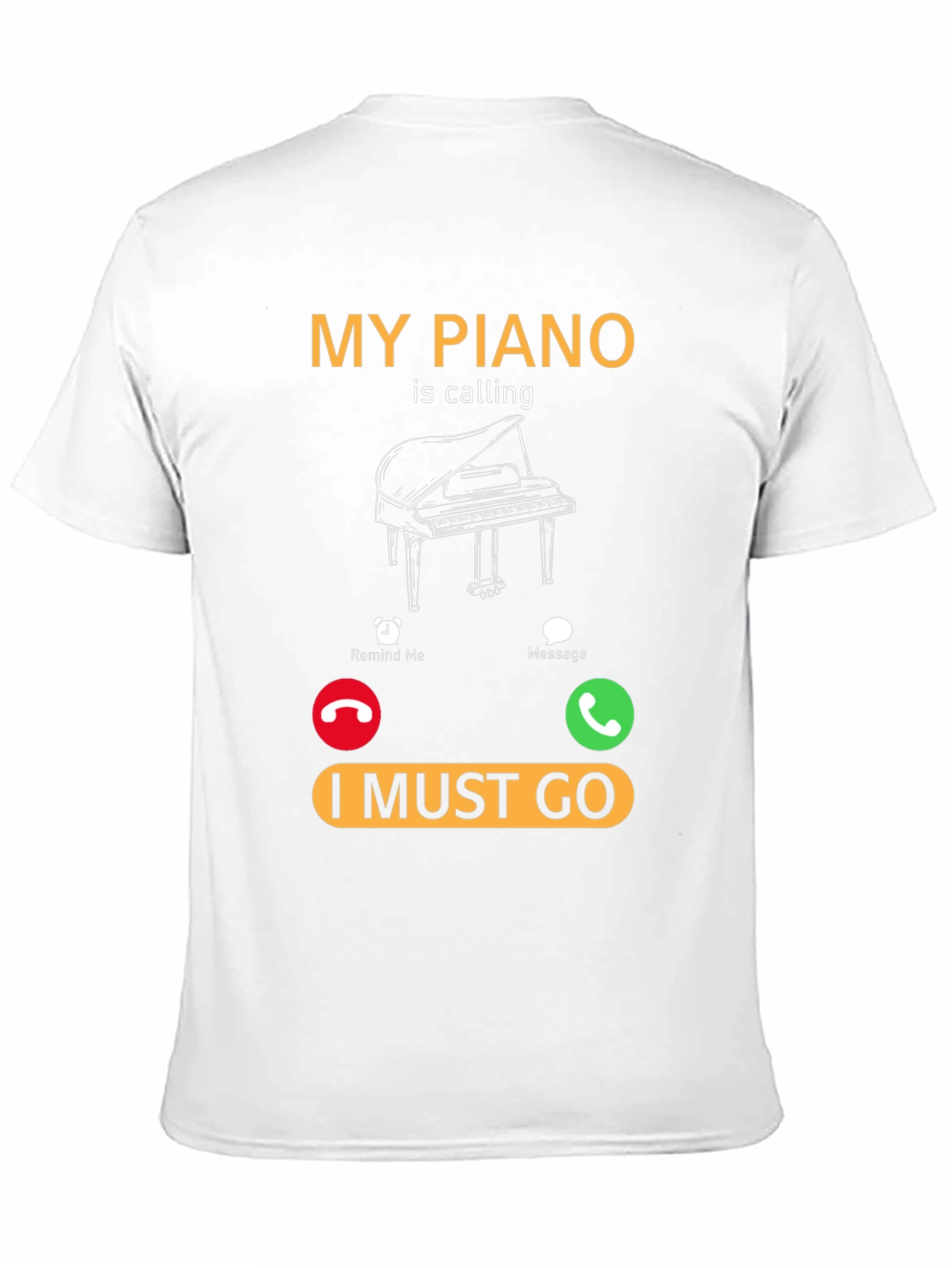 Piano Calling T-Shirt - Music Lover Tee