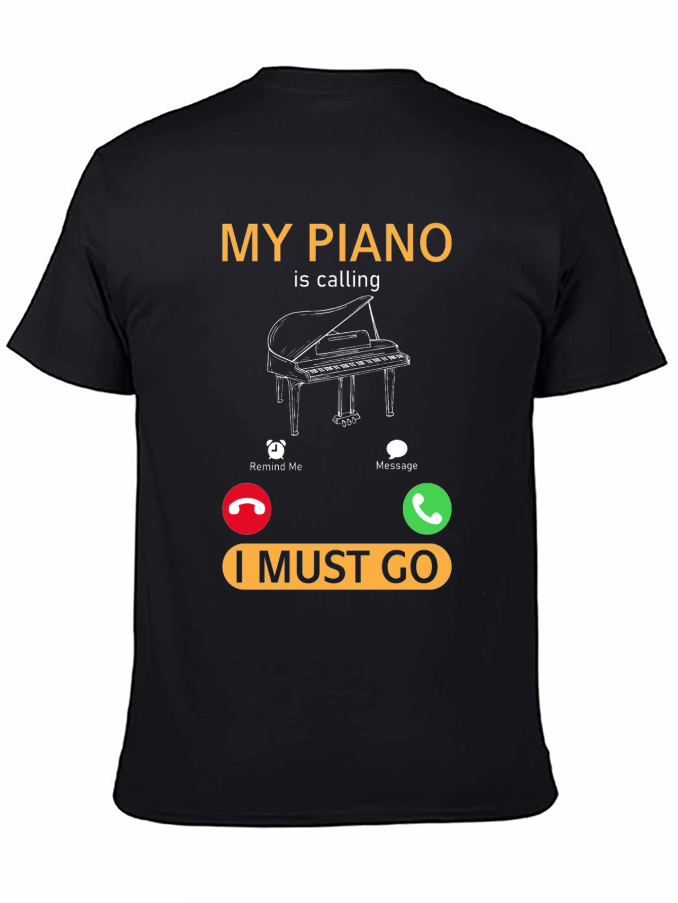 Piano Calling T-Shirt - Music Lover Tee