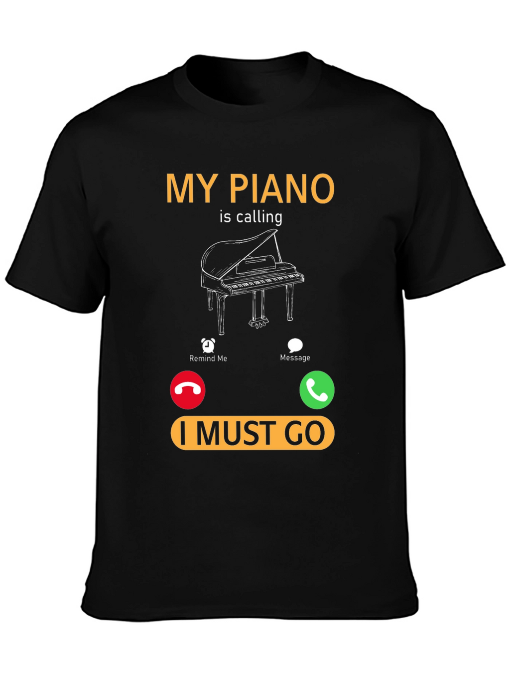 Piano Calling T-Shirt - Music Lover Tee