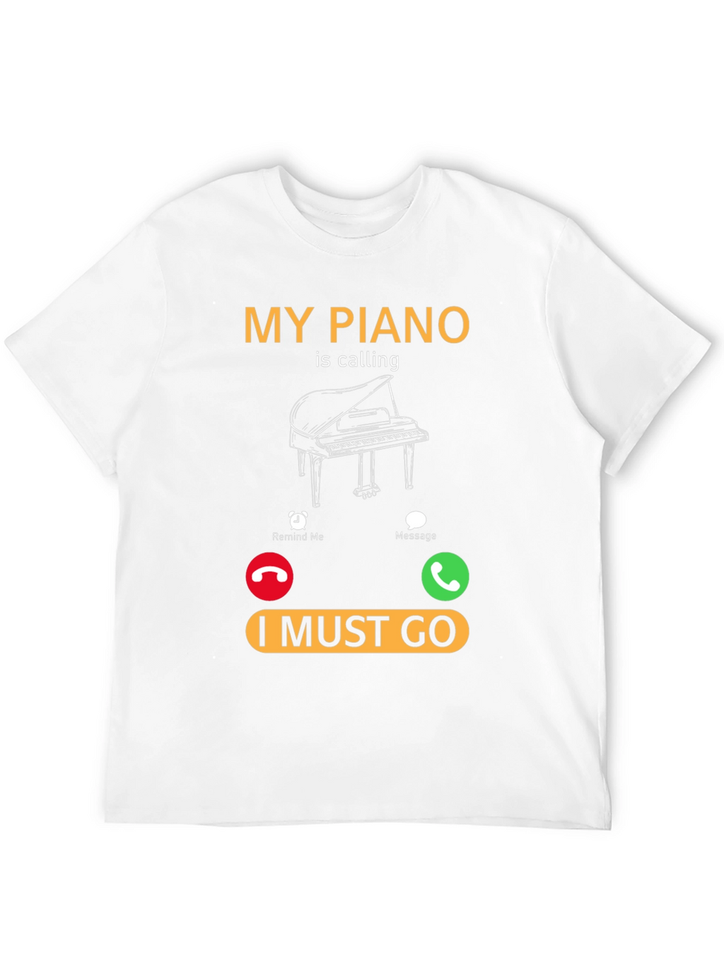 Piano Calling T-Shirt - Music Lover Tee