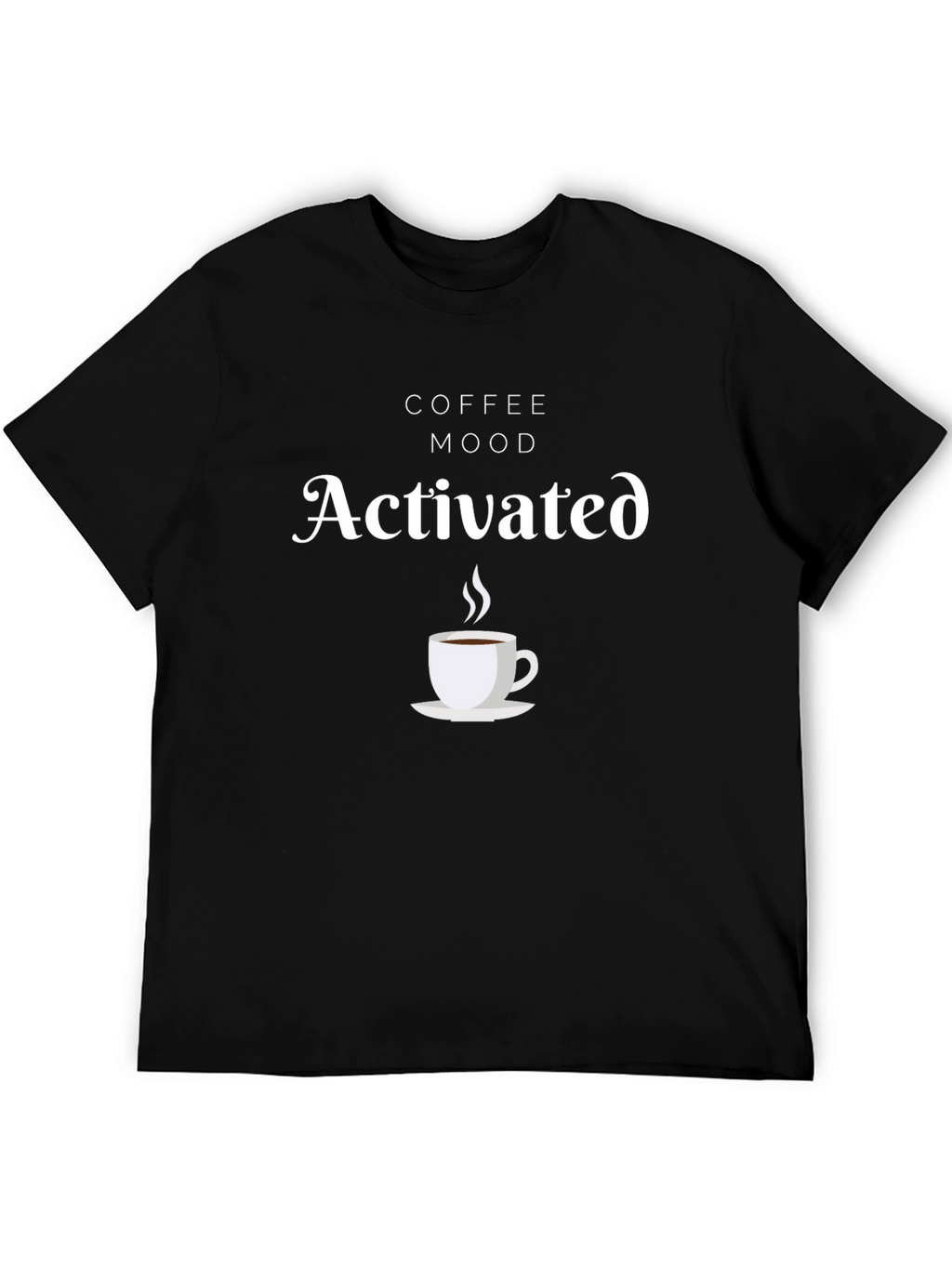 Coffee Mood Activated T-Shirt - Black