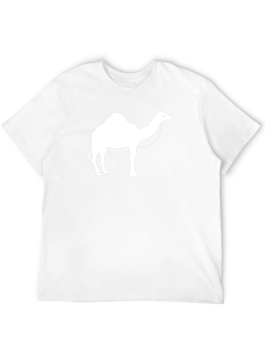 Camel Graphic Tee - Black Cotton T-Shirt