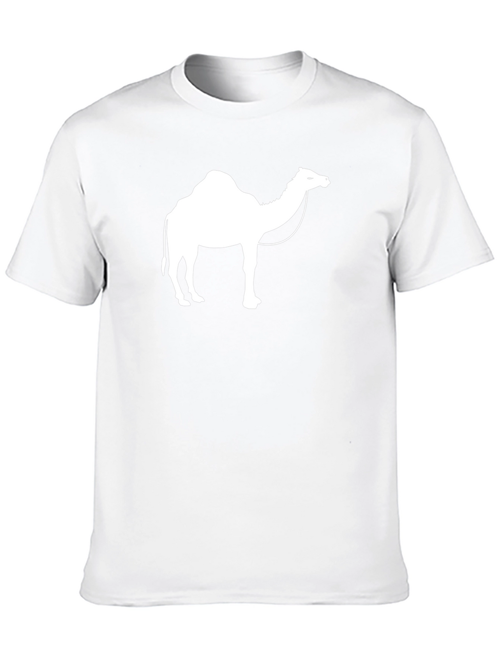 Camel Graphic Tee - Black Cotton T-Shirt