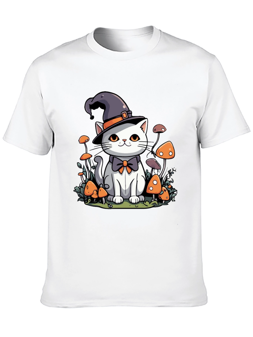 Whimsical Witch Cat T-Shirt