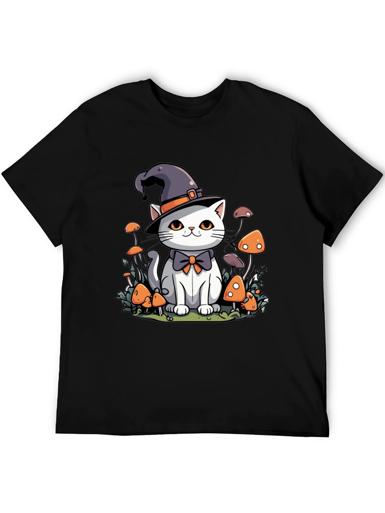 Whimsical Witch Cat T-Shirt
