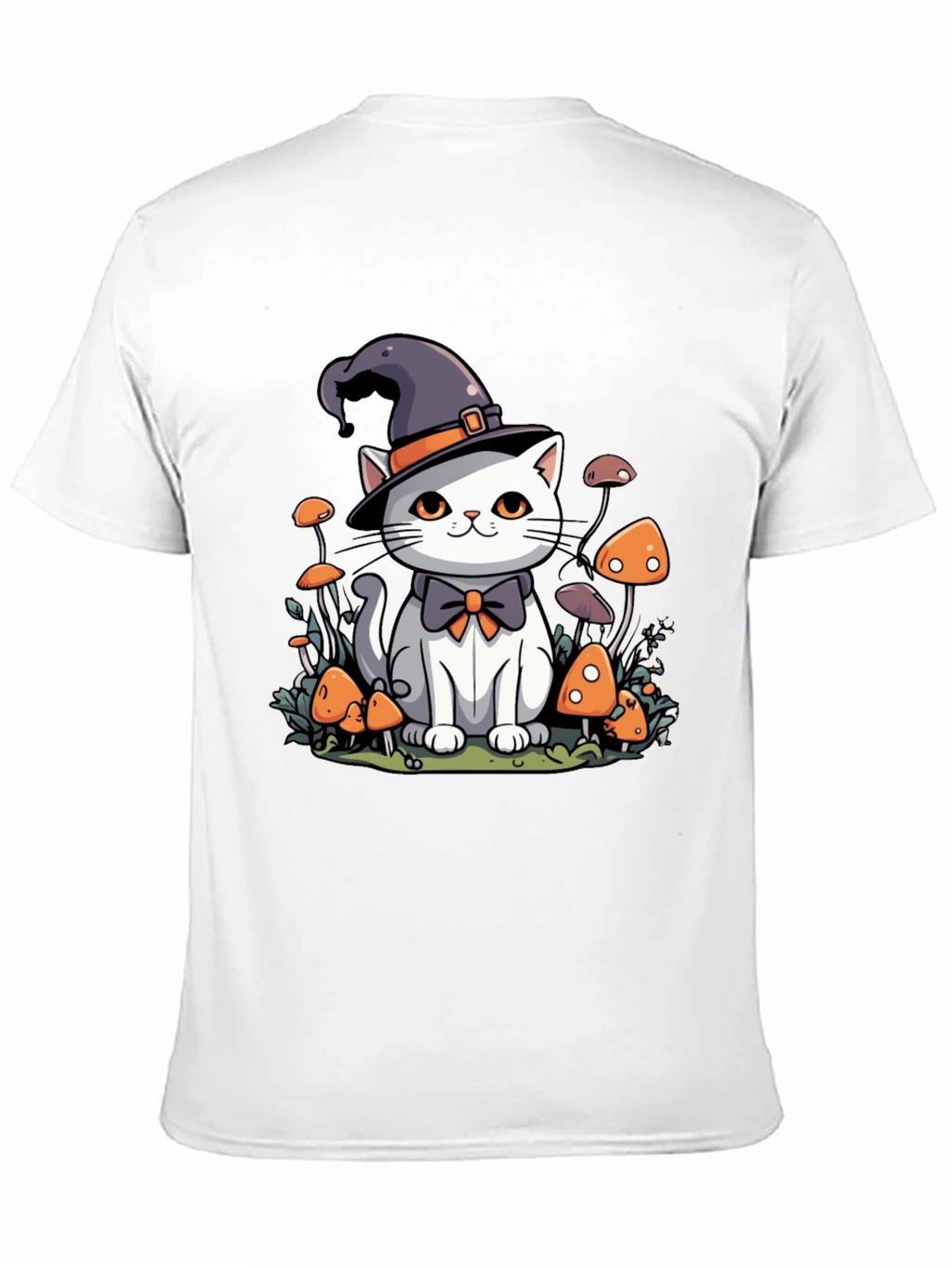 Whimsical Witch Cat T-Shirt