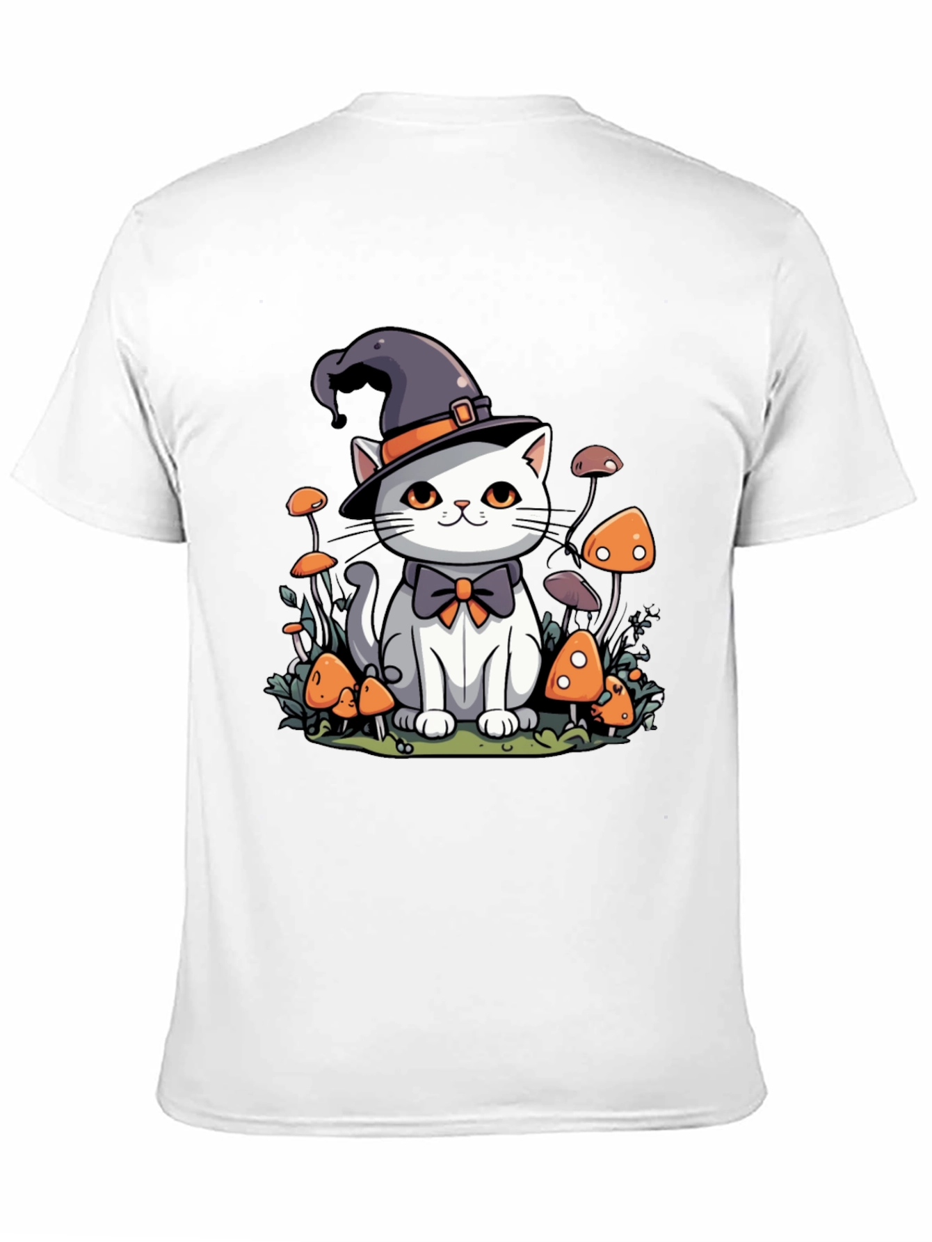 Whimsical Witch Cat T-Shirt