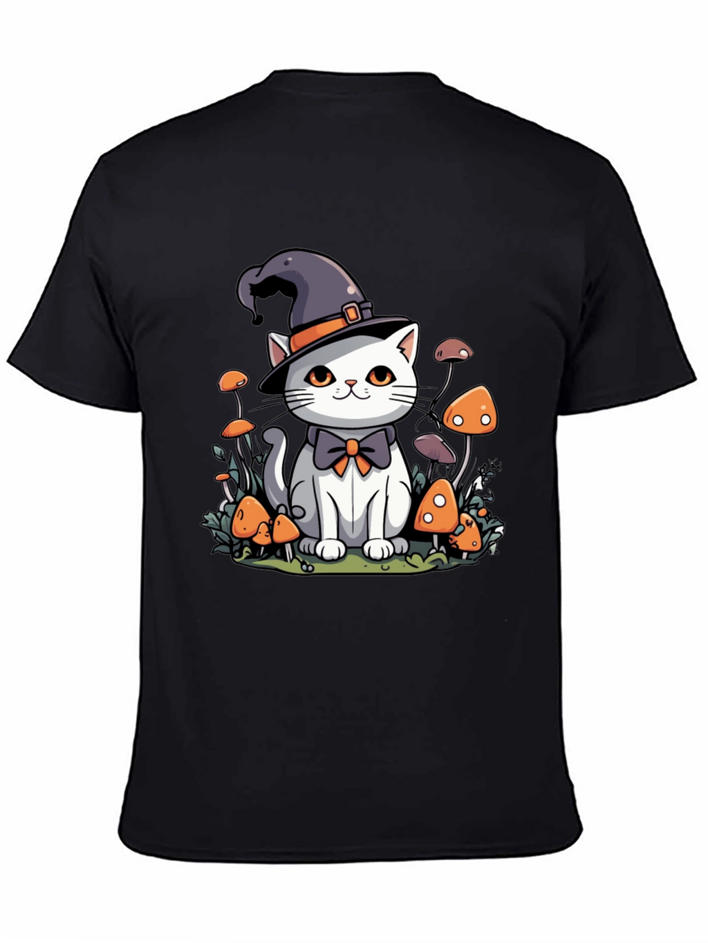 Whimsical Witch Cat T-Shirt