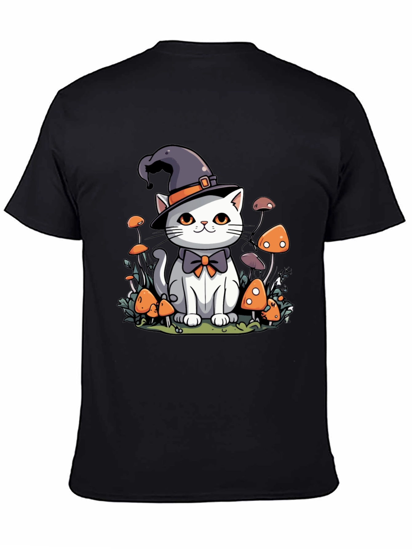 Whimsical Witch Cat T-Shirt