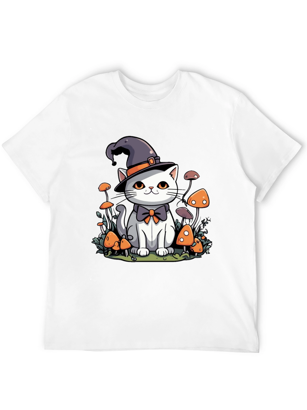 Whimsical Witch Cat T-Shirt